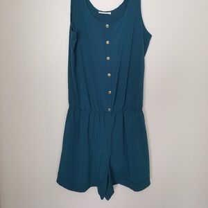 Blue Green Romper